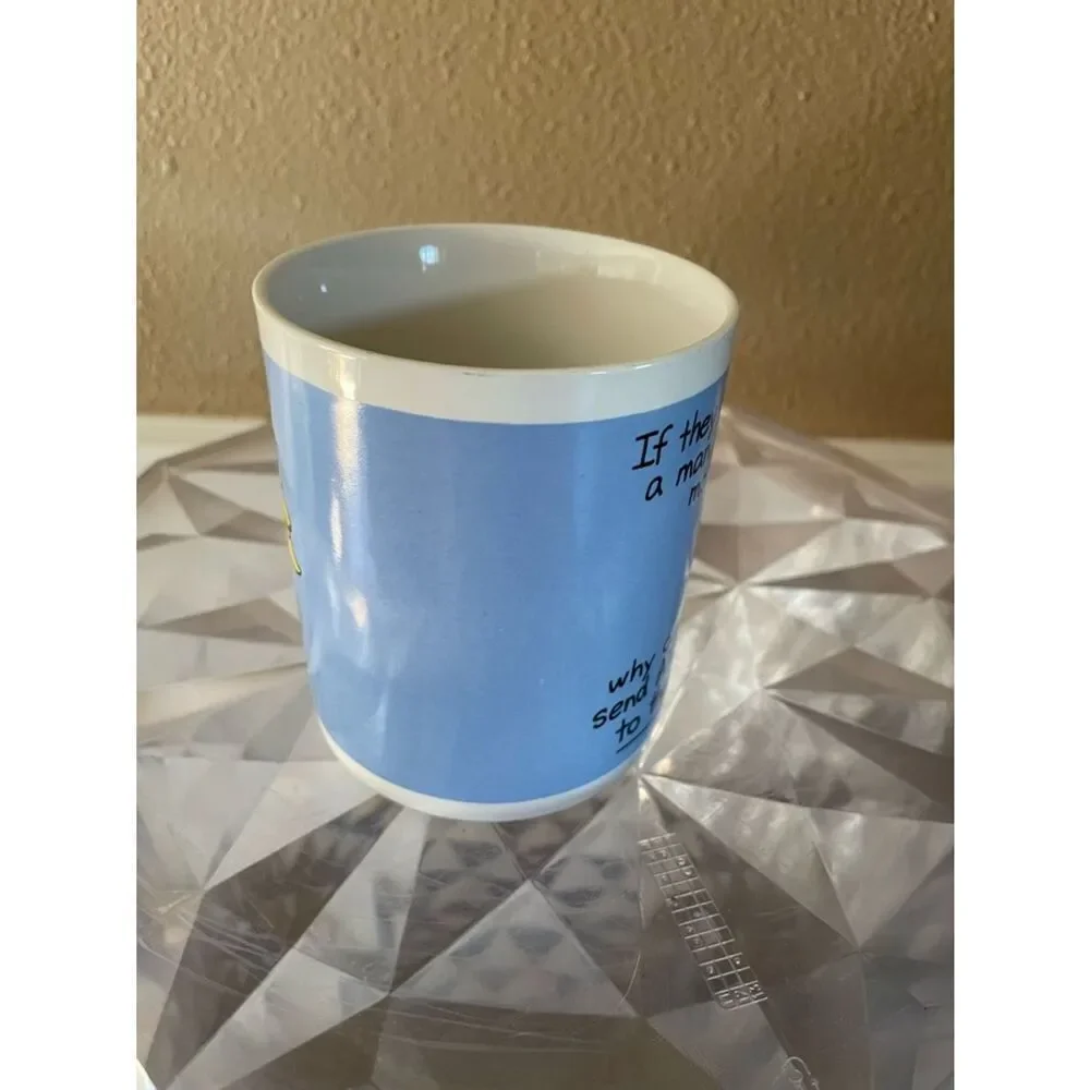 Shoebox Vintage Men Belong On The Moon Mug!